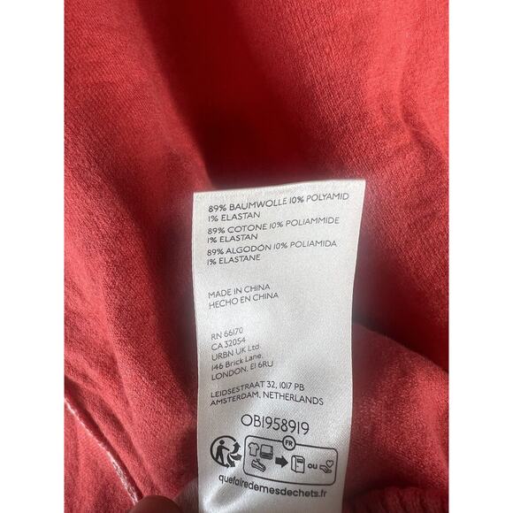 Free People Midnight Cardi Cardigan Sweater Size Small Red V-Neck - Picture 9 of 9